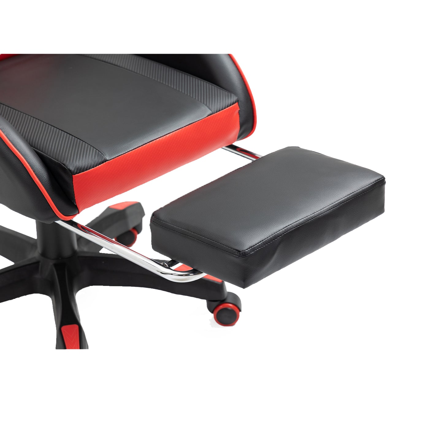 X1 Gaming Chair, Reclining PU Leather Computer Chair with 360 Degree Swivel Seat, Footrest, Removable Headrest and Lumber Support