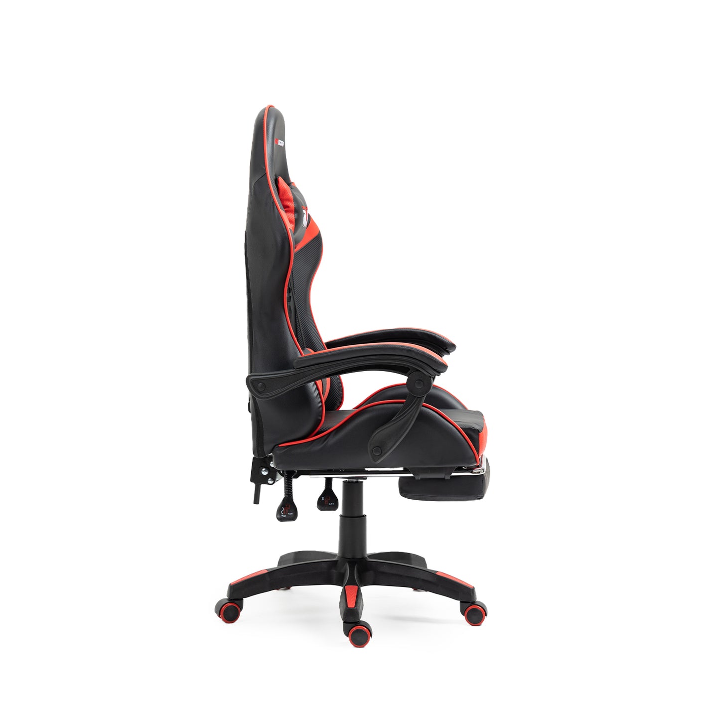 X1 Gaming Chair, Reclining PU Leather Computer Chair with 360 Degree Swivel Seat, Footrest, Removable Headrest and Lumber Support