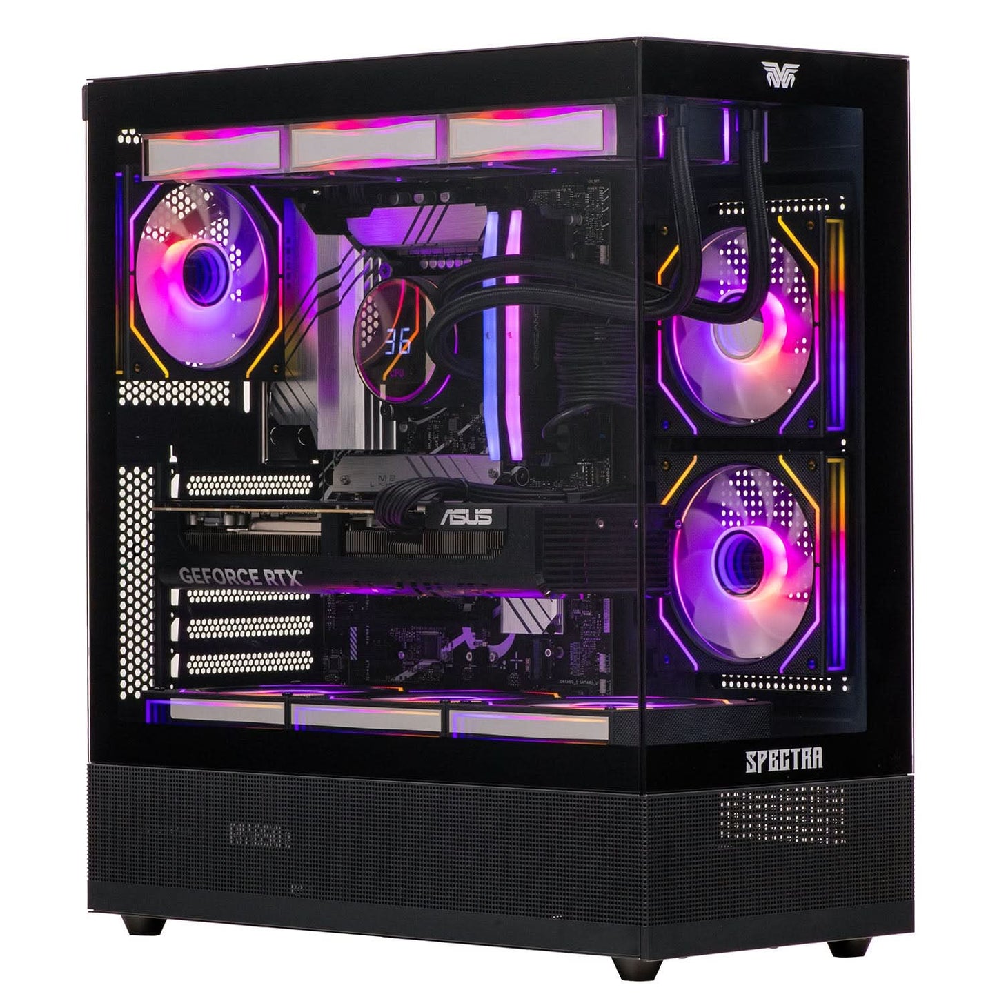 Spectra ARGB - AMD Ryzen 7 9800X3D 32GB DDR5 ASUS TUF GeForce RTX 5090 32GB NZ-SE404