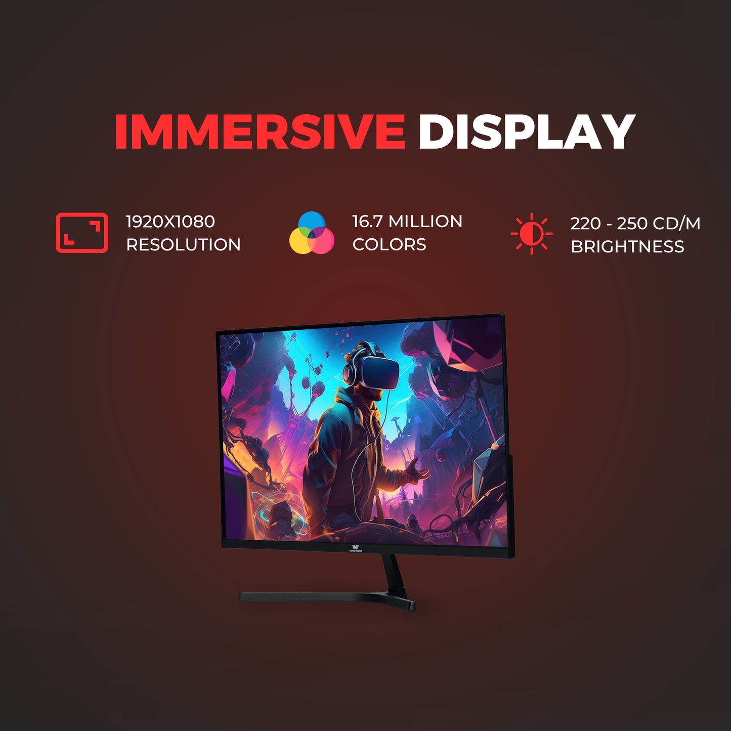 VenoScorp - 24" FHD 100Hz 1MS Monitor B24G