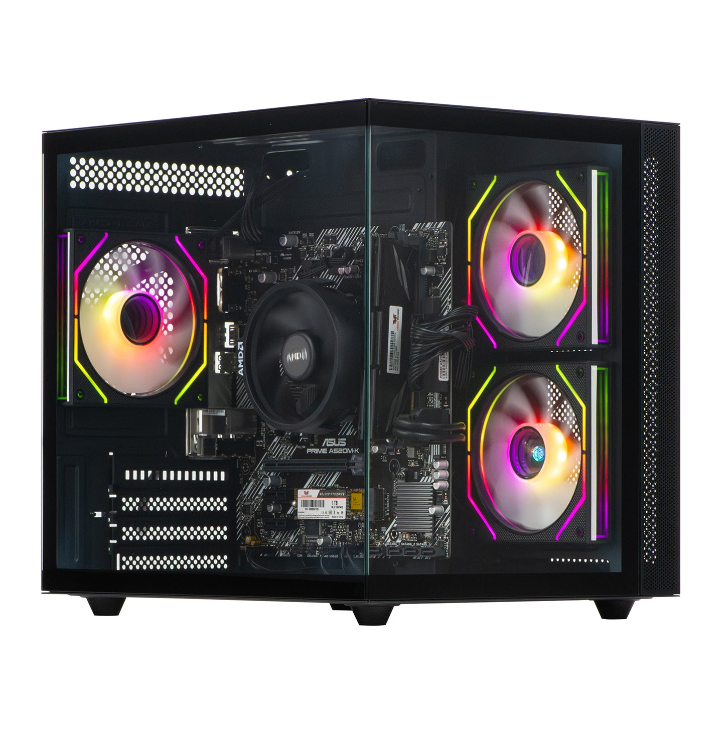Mini Nemesis 3 Black - AMD RYZEN 5 5600G 16GB Radeon Graphics NV-MS210