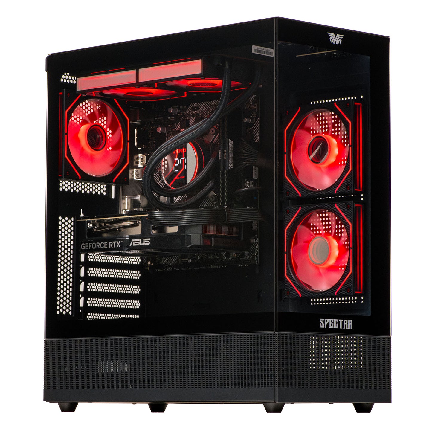 Spectra ASUS Gaming PC Monitor Bundle - AMD Ryzen 5 7500F AM5 16GB DDR5 Nvidia RTX 5050 8GB Ai Ready N4-SE203