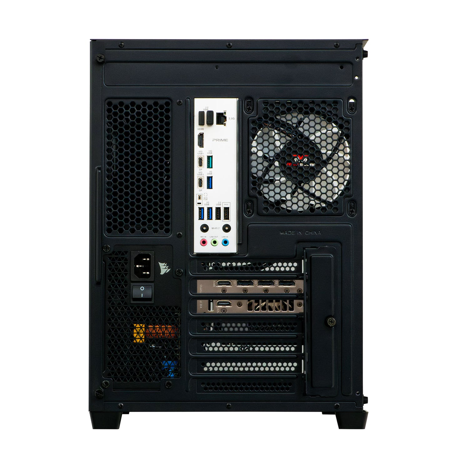 Cabinet with Fan & Ports