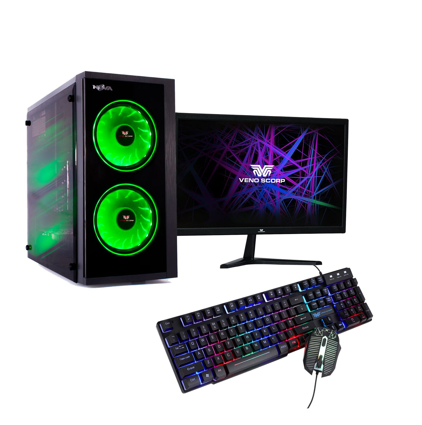 Nova Gaming PC Bundle - AMD Ryzen 3 3100 16GB DDR4 Nvidia Geforce GT 730 4GB N4-SE209