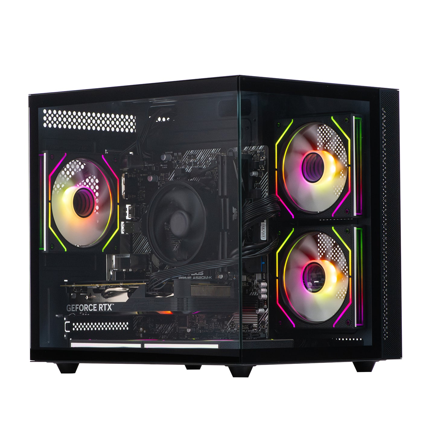 Mini Nemesis 5 Black - AMD Ryzen 5 4500 16GB Nvidia RTX 3050 8GB N4-SE106