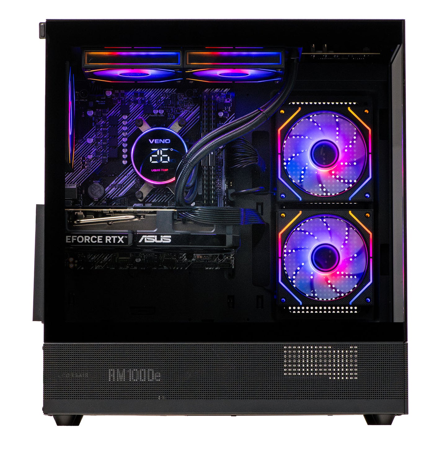 Spectra ASUS Gaming PC Monitor Bundle - AMD Ryzen 5 7500F AM5 16GB DDR5 Nvidia RTX 5050 8GB Ai Ready N4-SE203