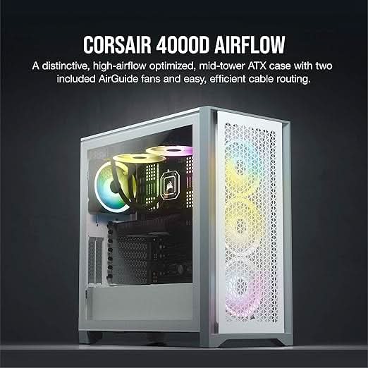 Corsair 4000D AIRFLOW WHITE FINISH