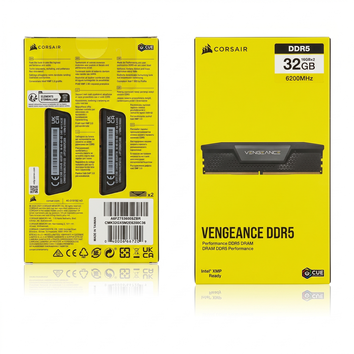 Corsair Vengeance DDR5 (16GBX2) 32GB KIT 6200MHZ