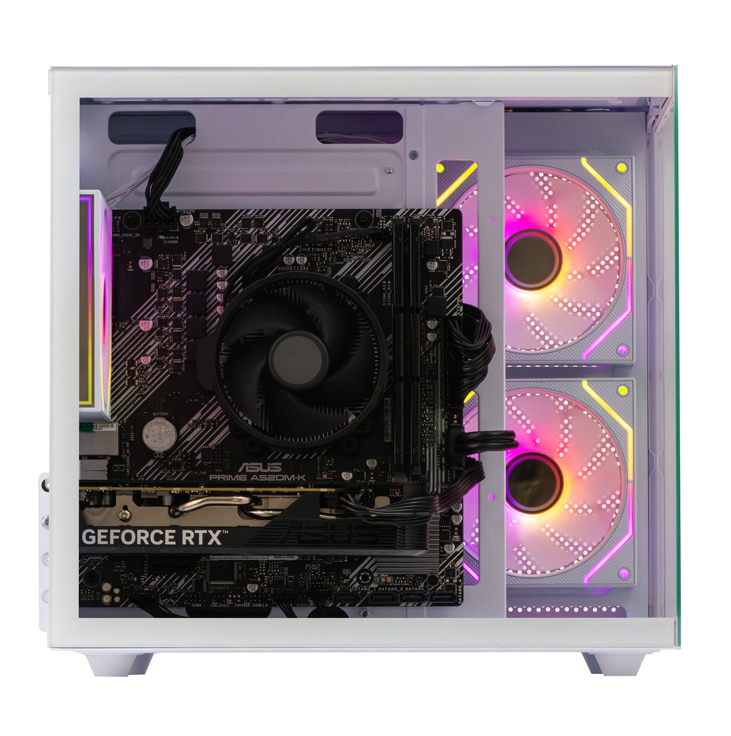 Mini Nemesis 5 White Gaming PC with Gaming Keyboard & Mouse - Intel Core i7 4th 16GB AMD RADEON RX560 4GB NZ-SE208