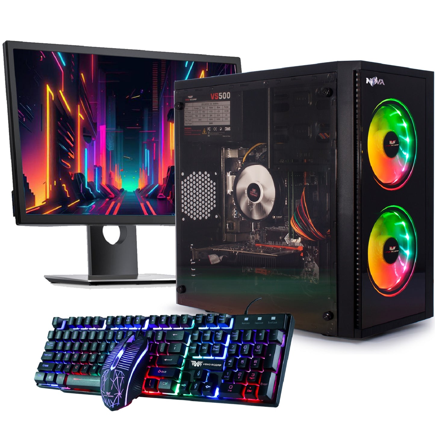 Nova Gaming PC Bundle - Intel Core i5 3rd 16GB Nvidia GT 730 2GB nv-ms105