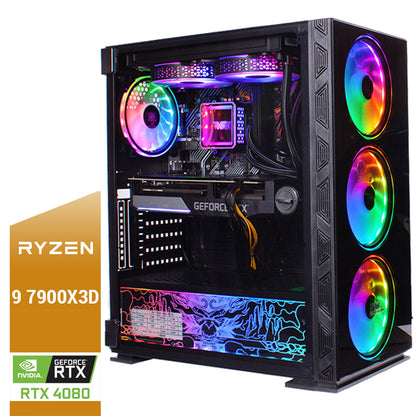 NEONZILLA-AMD RYZEN 9 7900X3D 32GB DDR5 ASUS NVIDIA RTX 4080 Super 16GB nzla-100ms