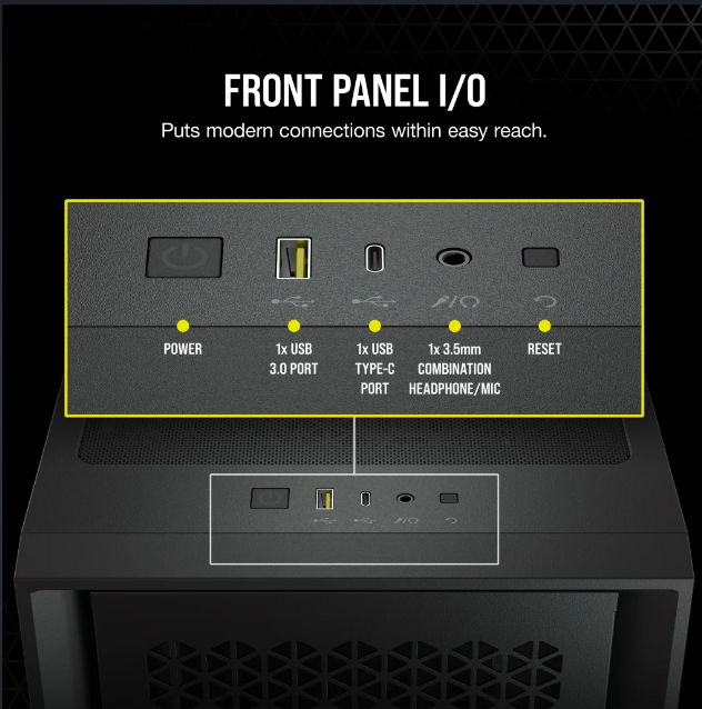 Corsair 4000D Black RGB - Intel Core i7-14700KF 32GB DDR5 NVIDIA Geforce RTX 5070 12GB GDDR7 AI  c-201se