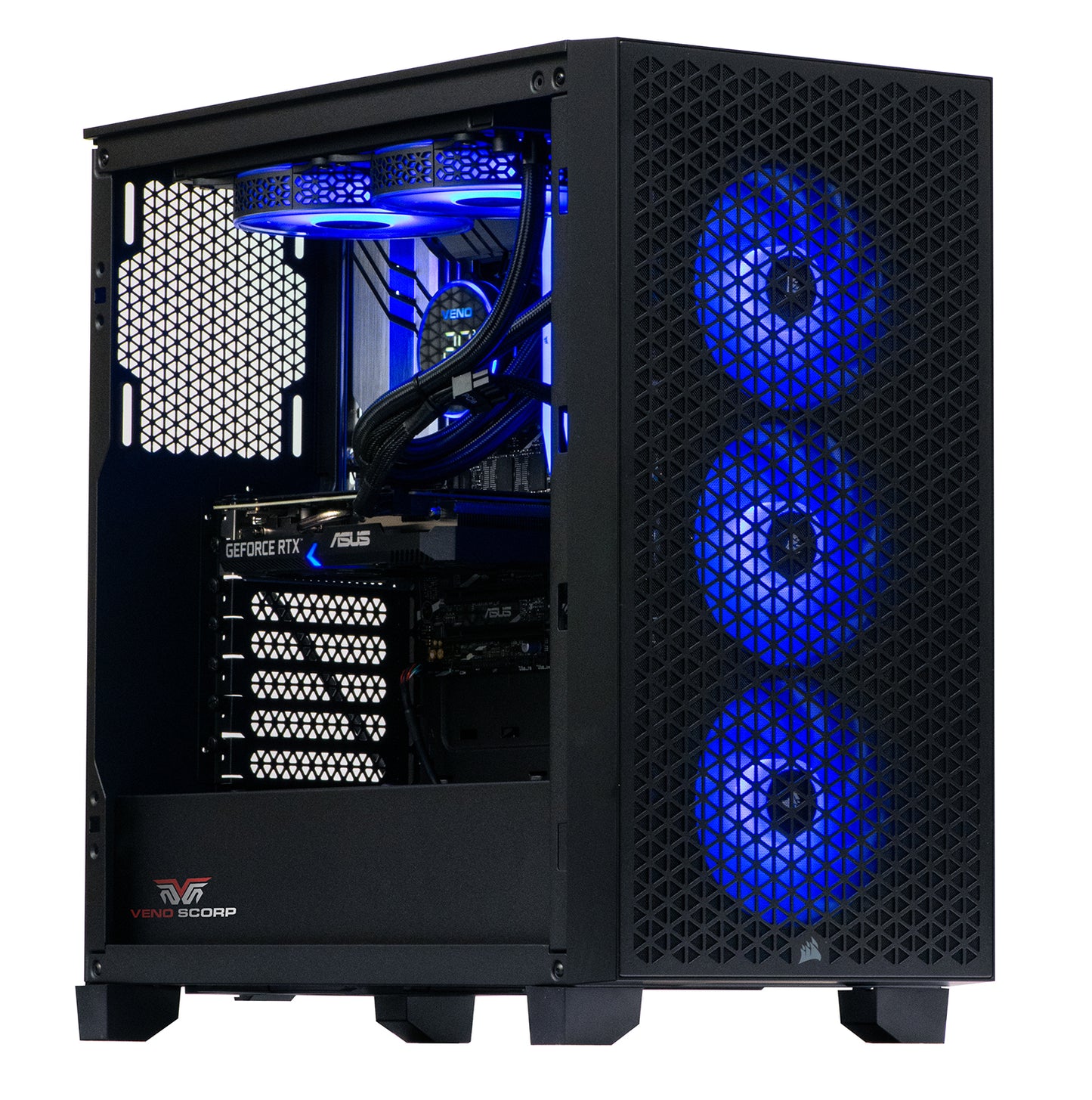 Corsair 3000D RGB Black - AMD Ryzen 5 5500 16GB DDR4 Nvidia RTX 4060 8GB nz-se107
