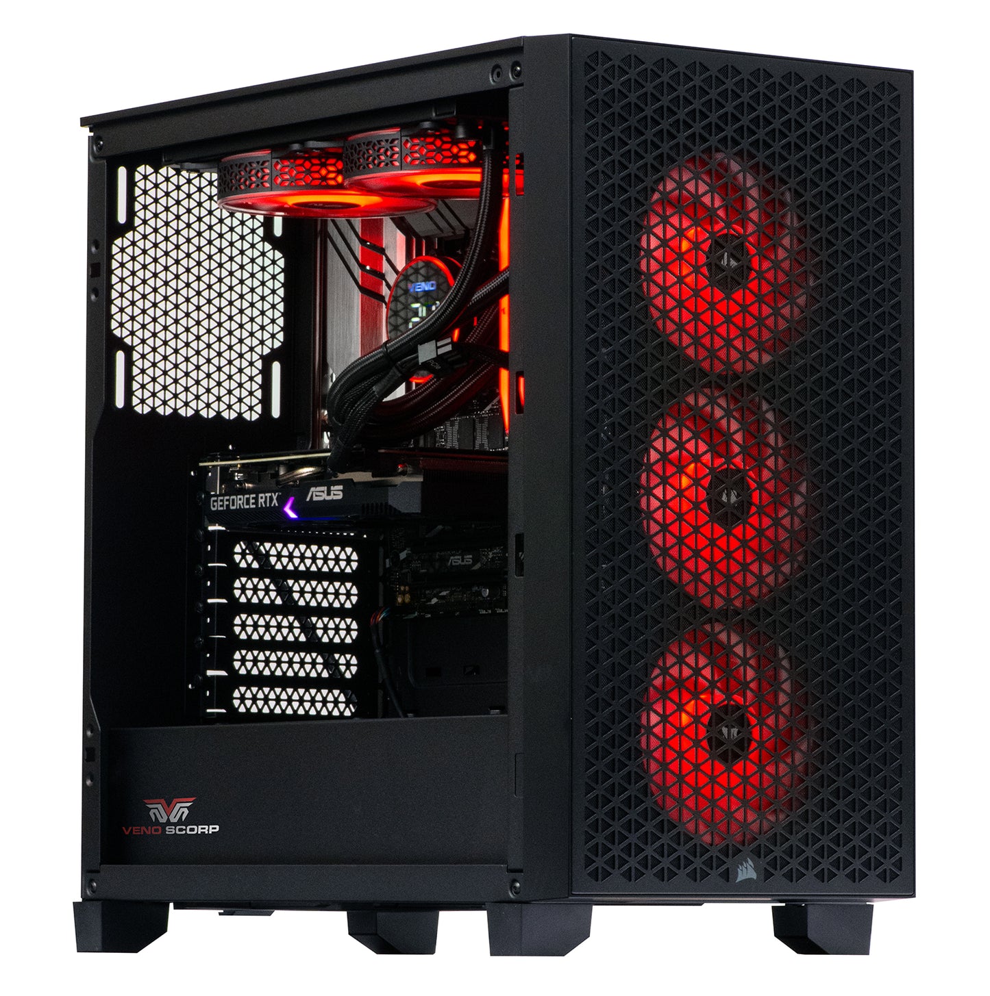 Corsair 3000D RGB Black - AMD Ryzen 5 5500 16GB DDR4 Nvidia RTX 4060 8GB nz-se107