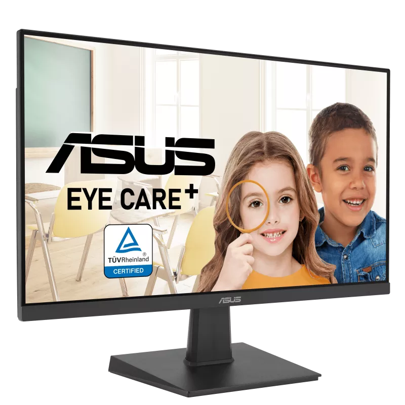 Asus 27" Frameless Eye Care Gaming Monitor (VA27EHF), IPS, 1920 x 1080, 1ms, 100Hz, Adaptive-Sync, VESA t6-ms107