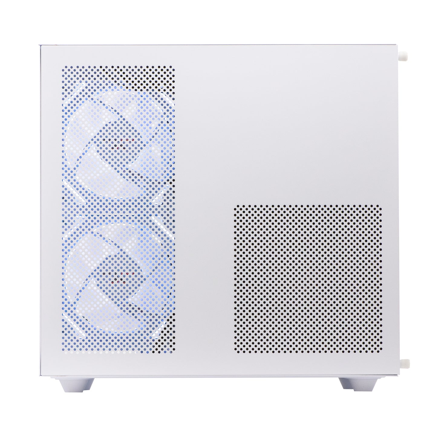 Mini Nemesis 3 White Dual Monitor Bundle - AMD Ryzen 3 3100 16GB AMD Radeon RX580 8GB N7-SE107