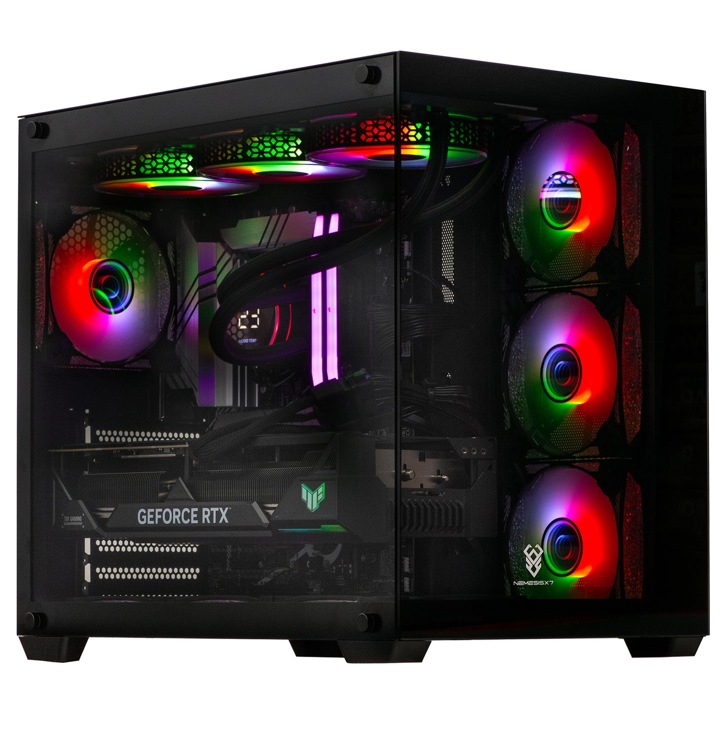 Nemesis 4 ASUS Gaming PC Bundle - Intel Core i7 12th Gen RGB 16GB RAM RTX 5070 12GB GDDR7 Ai Ready N7-SE203