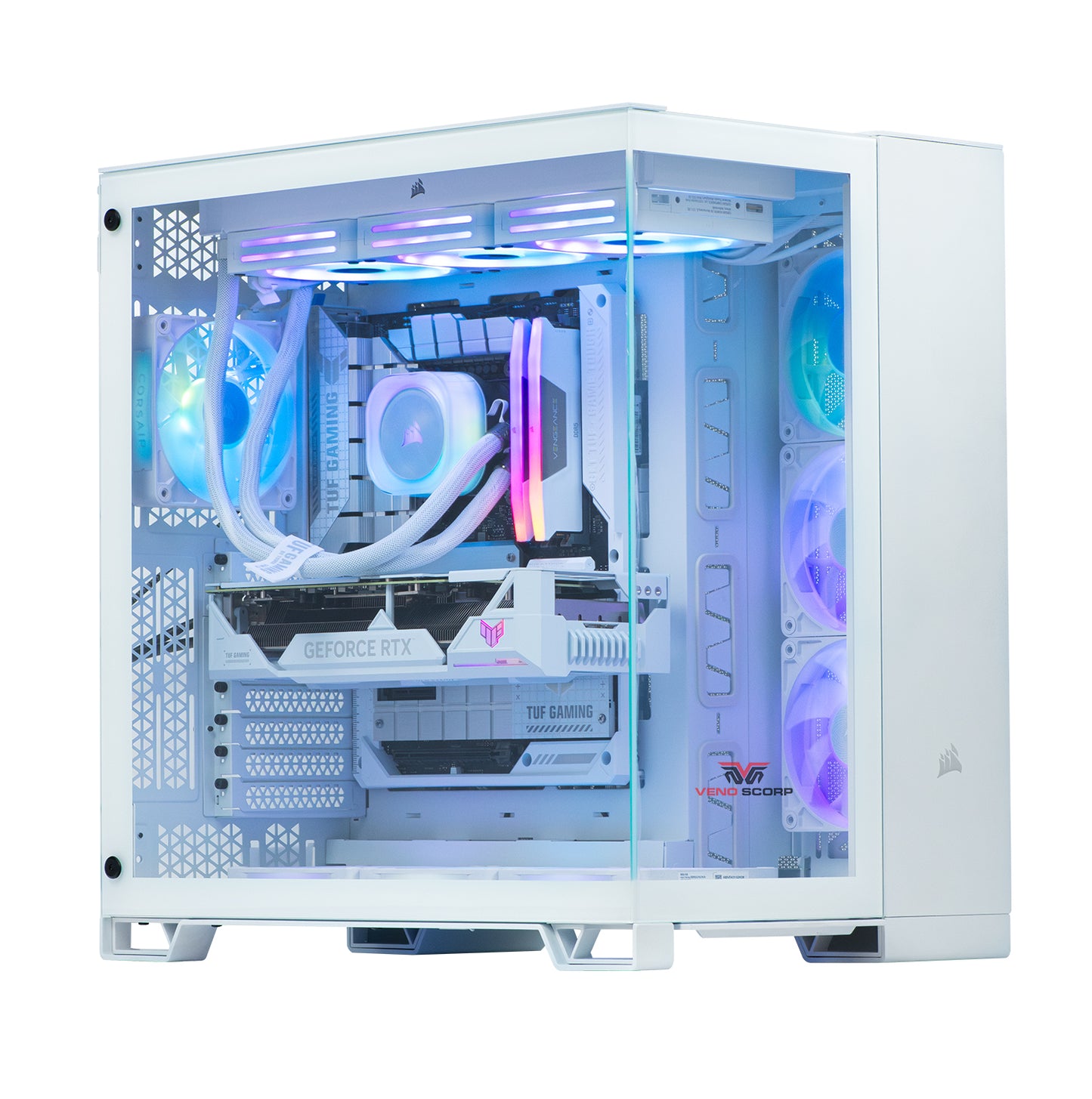 Corsair BTF Gaming PC 6500X RGB White - Intel Core i5-14600KF 32GB DDR5 RTX 4070Ti Super 16GB AS-MS103