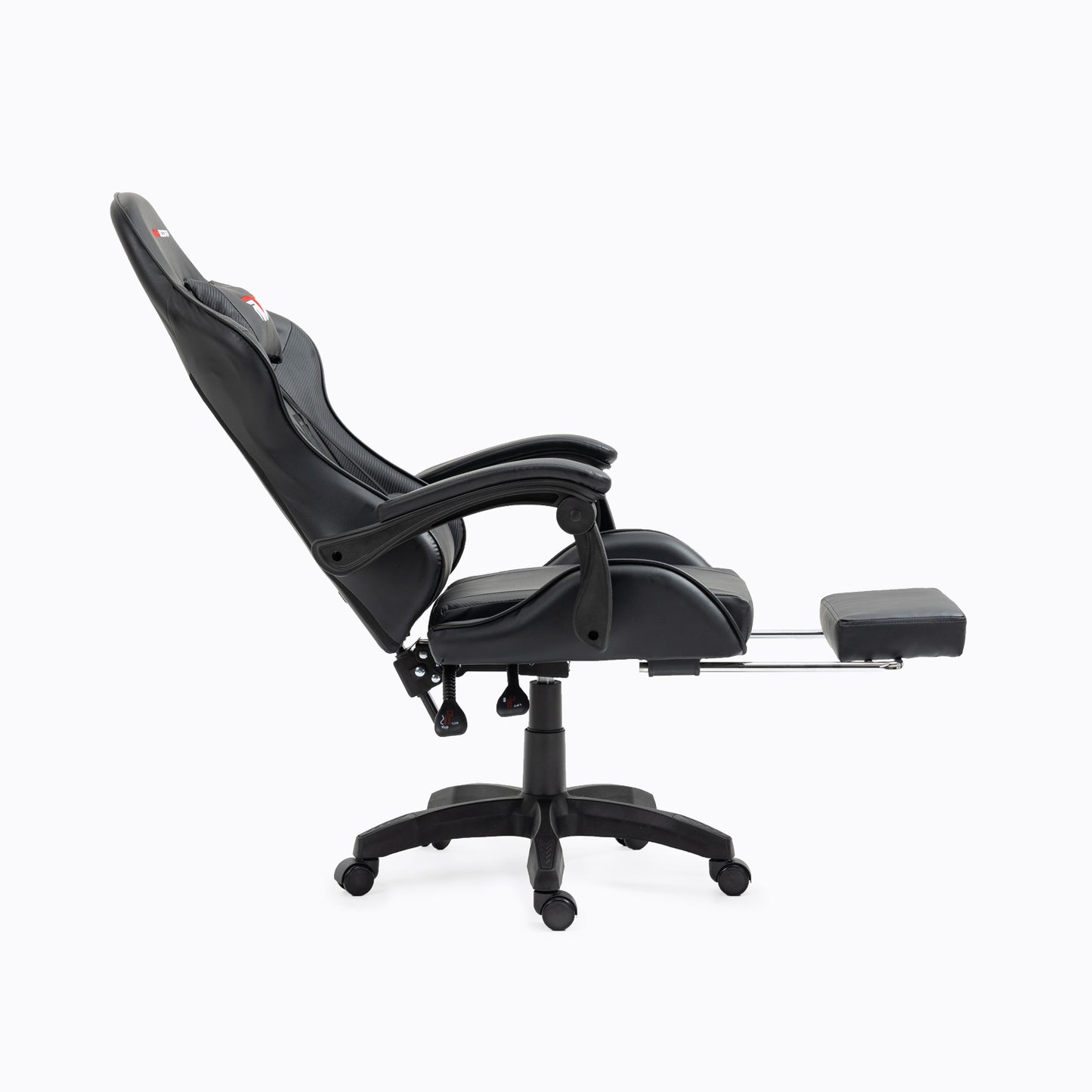 X1 Gaming Chair, Reclining PU Leather Computer Chair with 360 Degree Swivel Seat, Footrest, Removable Headrest and Lumber Support