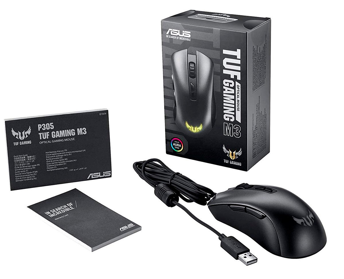 Gamer TUF Bundle - TUF Gaming M3 Mouse & K1 Keyboard