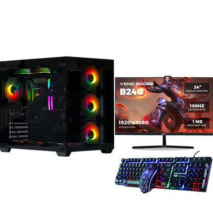 Nemesis 7 Gaming PC Bundle -  Intel Core i7 10-700F 16GB NVIDIA GEFORCE RTX 3050 6GB NV-MS203