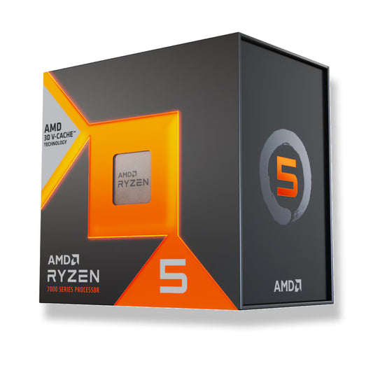 AMD Ryzen 5 7500X3D Processor – 6 Core, 12 Thread, Up to 5.0GHz Boost, AM5 Zen 4 3D V-Cache CPU, 96MB Cache, DDR5 & PCIe 5.0 Support, No Cooler Included