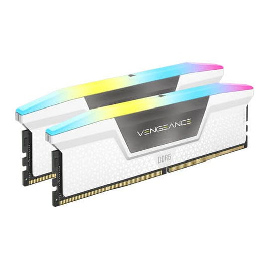 Corsair Vengeance DDR5 32GB (16GBX2) (6000MHZ) WHITE FINISH