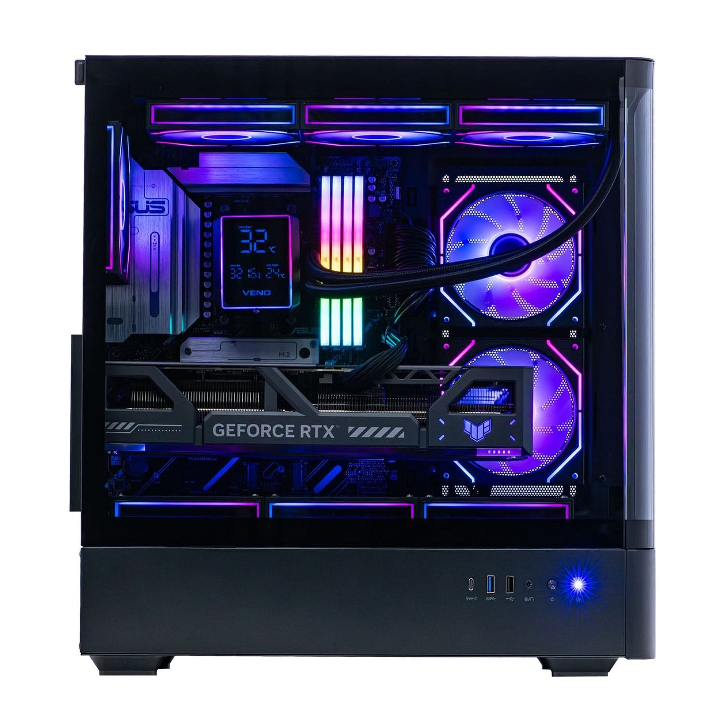 Big Beno Gaming PC - AMD Ryzen 7 9800X3D ADATA 32GB 6000MHZ ASUS TUF Gaming GeForce RTX 5070 NZ-SE406