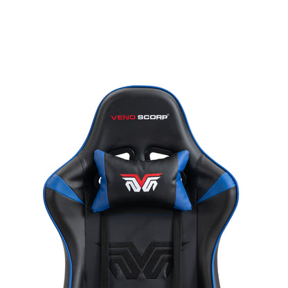X1 Pro Gaming Chair, Reclining PU Leather Computer Chair with 360 Degree Swivel Seat, Footrest, Removable Headrest and Lumber Support