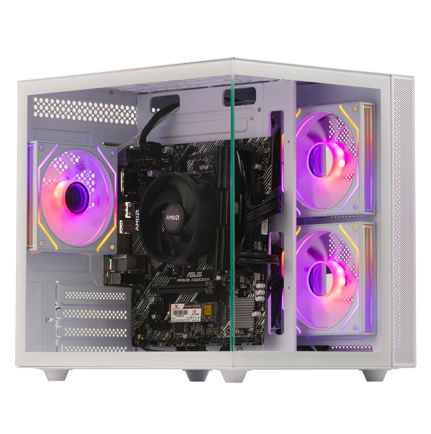 Mini Nemesis 3 White - AMD RYZEN 5 5600G 16GB Radeon Graphics N7-SE108