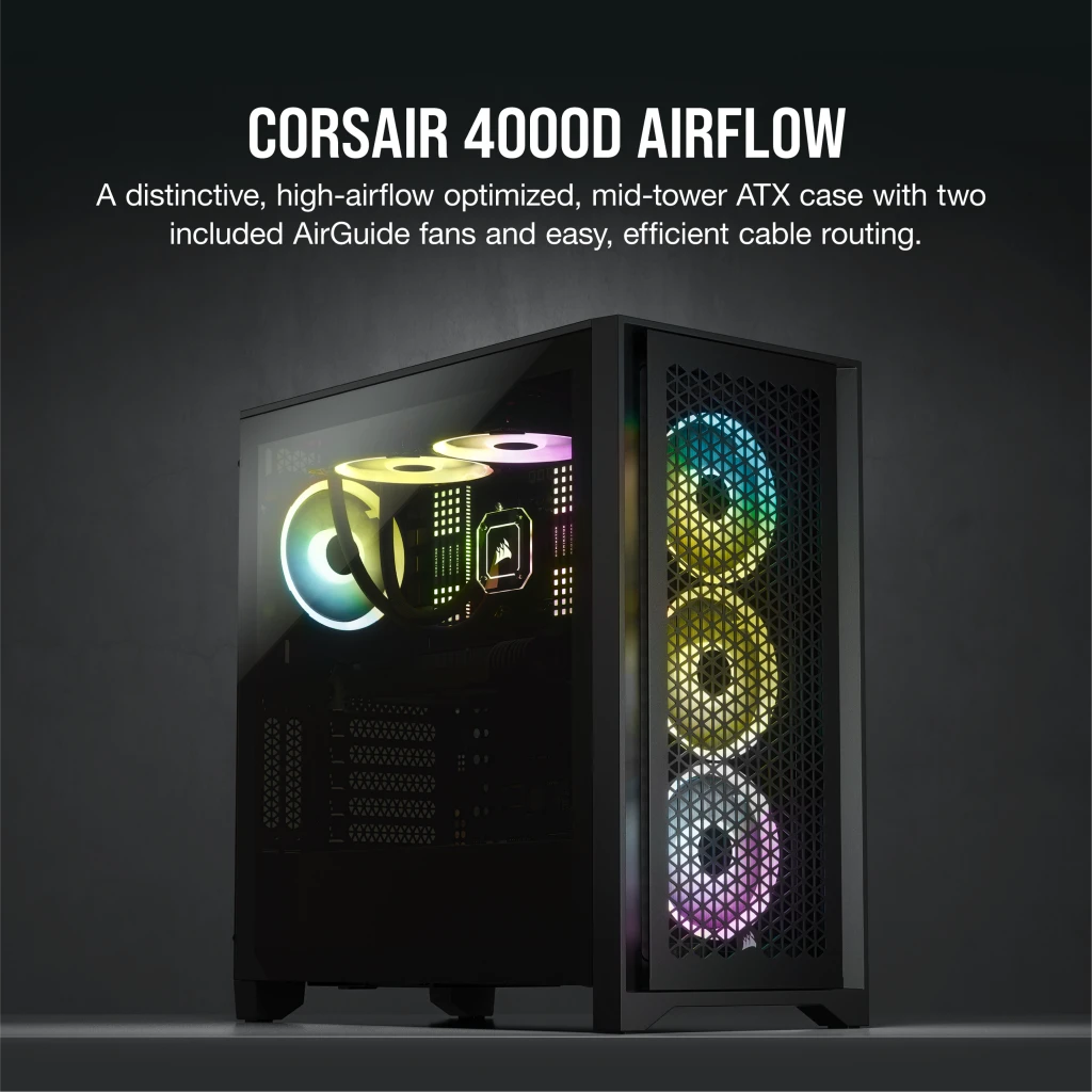 Corsair 4000D Black - INTEL Core i9 13900KF 32GB DDR5 RTX 4090 24GB ap-100se