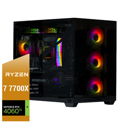 NEMESIS 4 - AMD RYZEN 7 7700X 32GB DDR5 ASUS RTX 4060Ti ap-140ms