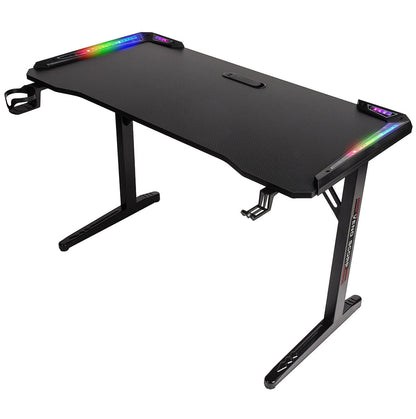 T1 Carbon Fibre RGB Gaming Desk