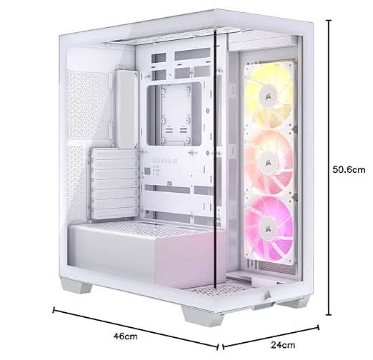 Corsair 3500X White Finish with RGB Fan