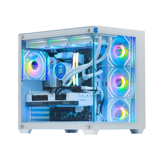 Nemesis 4 White - Intel Core i9 14th 32GB Nvidia RTX 5060Ti 8GB