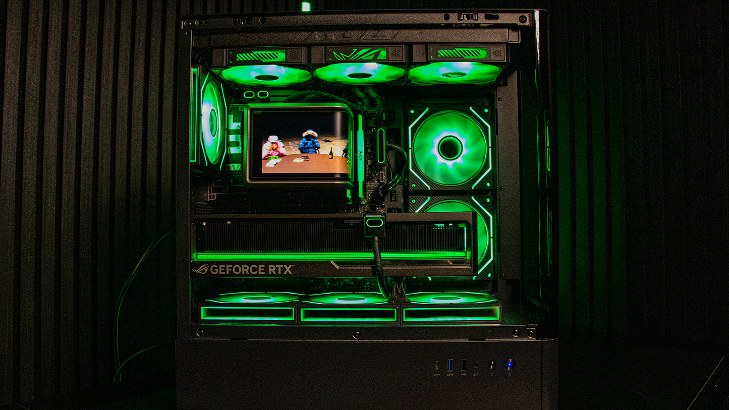 MEEKZ Custom PC - AMD Ryzen 7 9800X3D 32GB 2TB NVME ROG Astral GeForce RTX™ 5080 CS-SE206