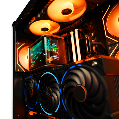 Veno Scorp Gaming PC – ASUS GT502 Ryzen 7 9850X3D RX 9070 XT Call of Duty TUF Edition 32GB DDR5 6000MHz ROG Ryuo 360 ARGB Windows 11