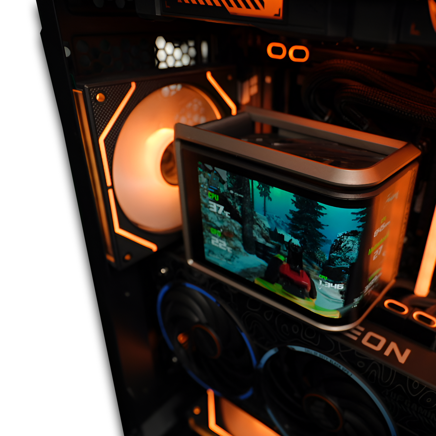 Veno Scorp Gaming PC – ASUS GT502 Ryzen 7 9850X3D RX 9070 XT Call of Duty TUF Edition 32GB DDR5 6000MHz ROG Ryuo 360 ARGB Windows 11