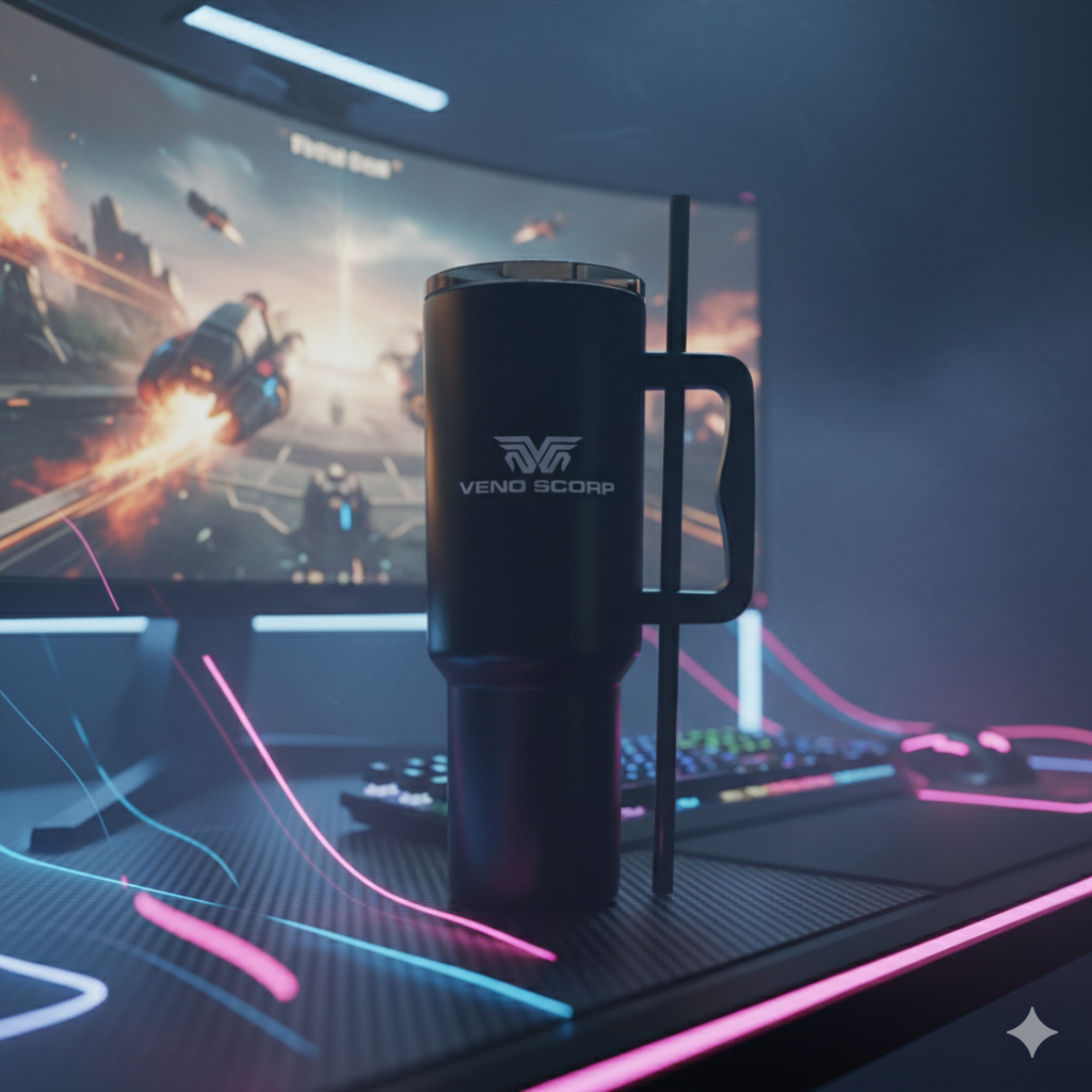 VenoScorp PowerPlay Tumbler Flip Straw Tumbler | 1.2L