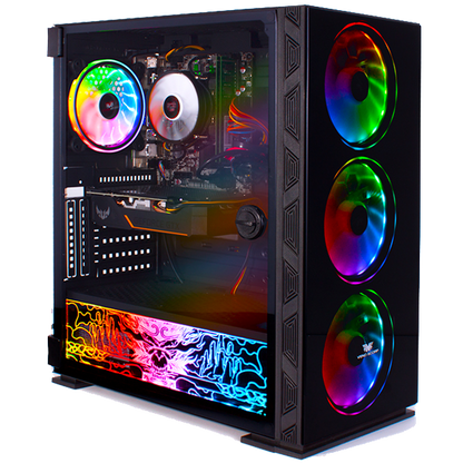 Dual Gaming PC Bundle Neonzilla - AMD Ryzen 3 3100 16GB DDR4 AMD Radeon RX580 8GB NZ-SE207