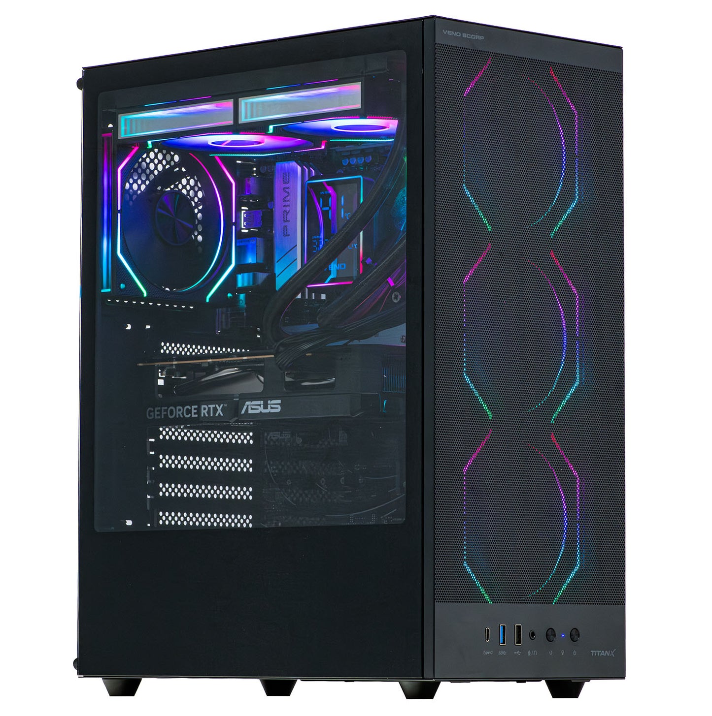 TITAN 4 - AMD Ryzen 5 5500 16GB Nvidia Dual GeForce RTX 5060 8GB GDDR7 Ai Ready NV-150SE