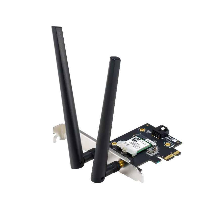 ASUS PCE-AXE5400 WiFi 6E PCIe Adapter with Bluetooth 5.2 & Dual Antennas