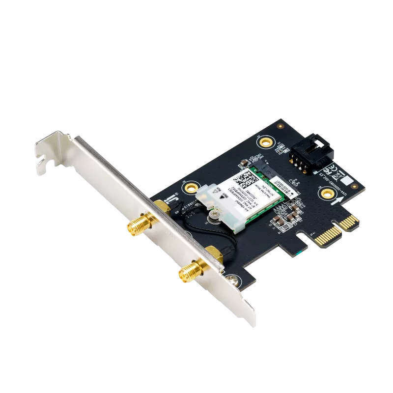 ASUS PCE-AXE5400 WiFi 6E PCIe Adapter with Bluetooth 5.2 & Dual Antennas