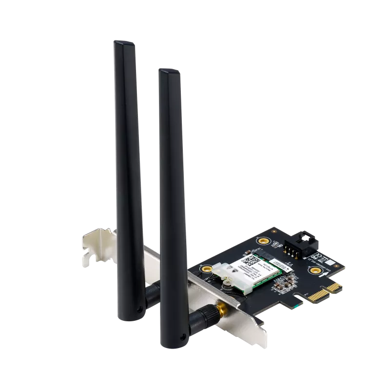 ASUS PCE-AXE5400 WiFi 6E PCIe Adapter with Bluetooth 5.2 & Dual Antennas