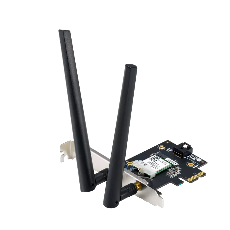 ASUS PCE-BE6500 WiFi 7 PCIe Adapter with Bluetooth 5.4 & Dual Antennas