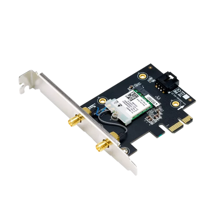 ASUS PCE-BE6500 WiFi 7 PCIe Adapter with Bluetooth 5.4 & Dual Antennas
