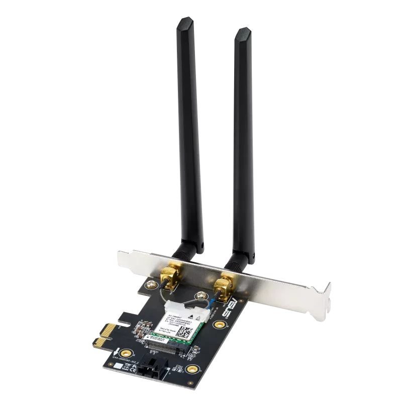 ASUS PCE-BE6500 WiFi 7 PCIe Adapter with Bluetooth 5.4 & Dual Antennas