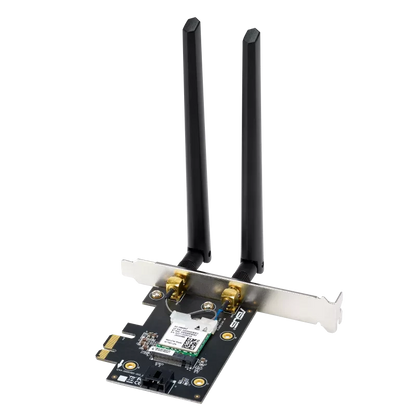 ASUS PCE-BE6500 WiFi 7 PCIe Adapter with Bluetooth 5.4 & Dual Antennas