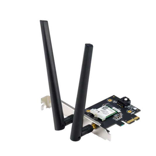 ASUS Dual-Band WiFi 6/BT5.2 AX1800 MU-MIMO Wireless PCIe Adapter Card