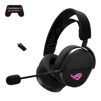 ASUS ROG Pelta Tri-Mode RGB Wireless Lightweight Gaming Headset, 2.4GHz/Btooth/USB-C, 50mm Titanium Drivers, 10mm Super-Wideband Mic
